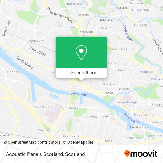 Acoustic Panels Scotland map