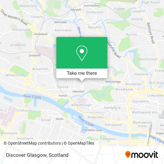 Discover Glasgow map