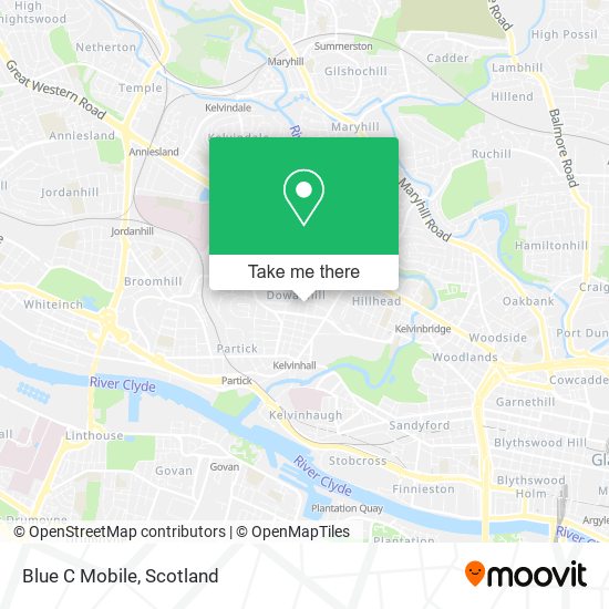 Blue C Mobile map