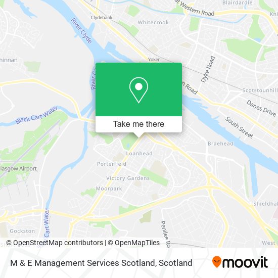 M & E Management Services Scotland map