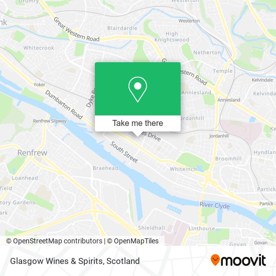 Glasgow Wines & Spirits map