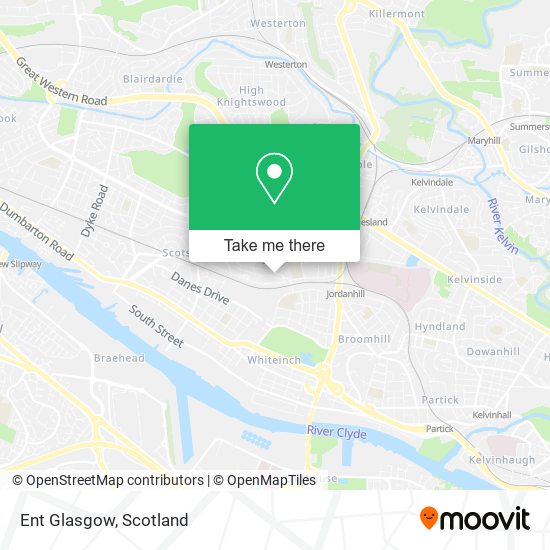Ent Glasgow map