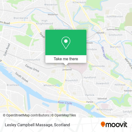 Lesley Campbell Massage map