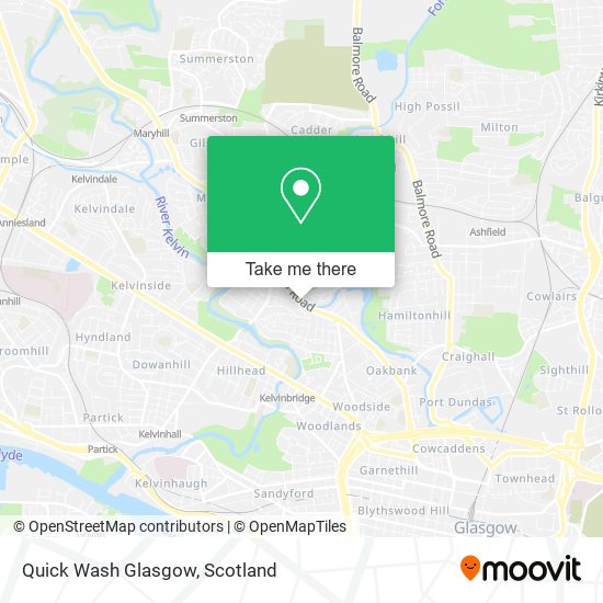 Quick Wash Glasgow map