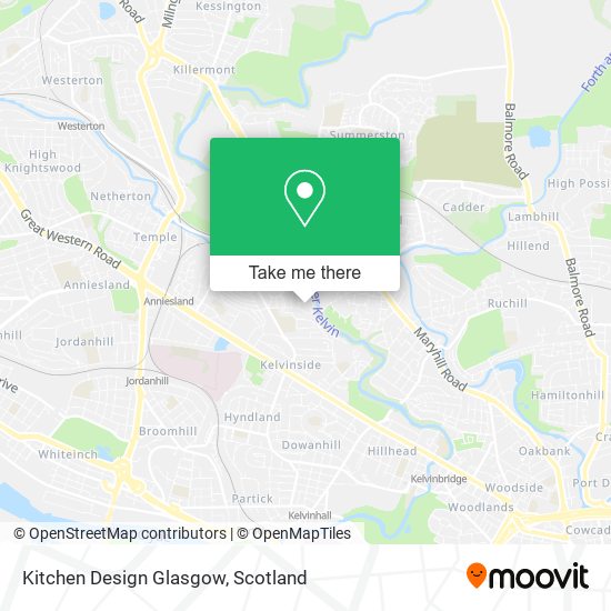 Kitchen Design Glasgow map