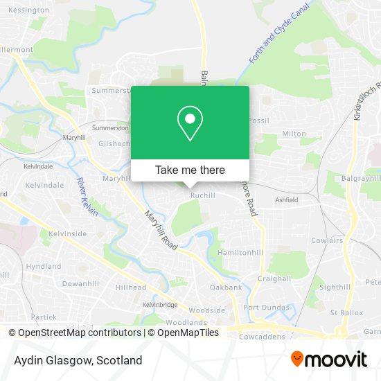 Aydin Glasgow map
