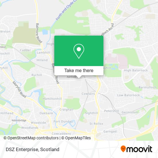 DSZ Enterprise map