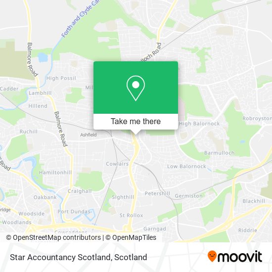 Star Accountancy Scotland map