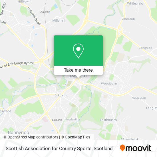 Scottish Association for Country Sports map