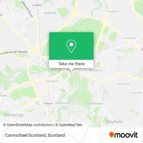 Carmichael Scotland map