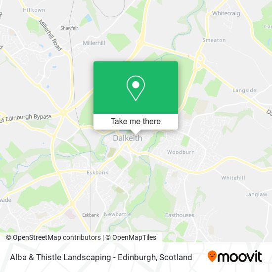 Alba & Thistle Landscaping - Edinburgh map
