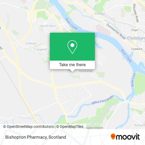 Bishopton Pharmacy map