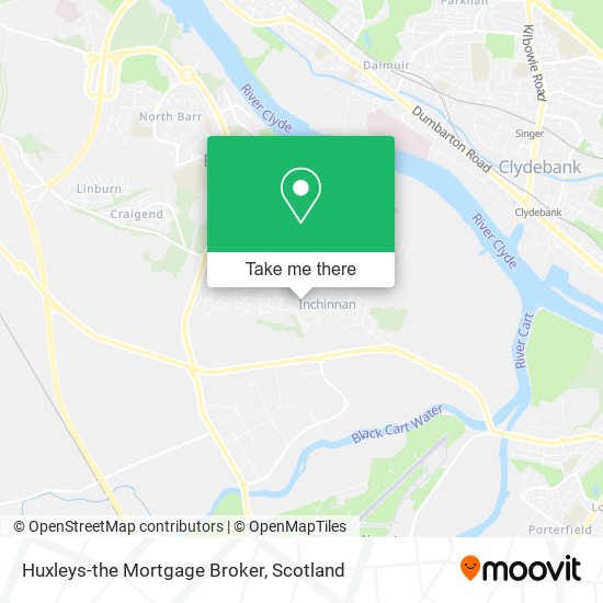 Huxleys-the Mortgage Broker map