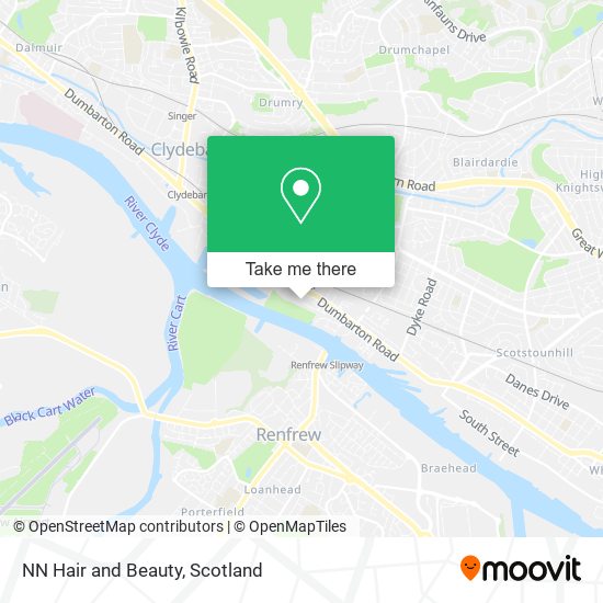 NN Hair and Beauty map