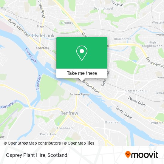 Osprey Plant Hire map