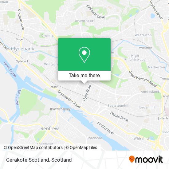 Cerakote Scotland map