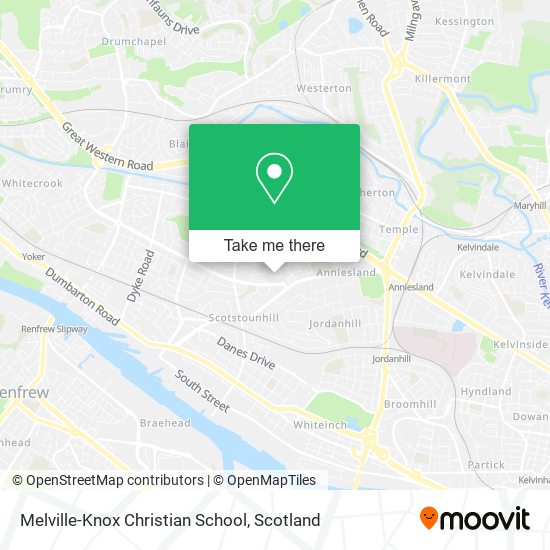 Melville-Knox Christian School map