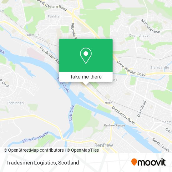Tradesmen Logistics map