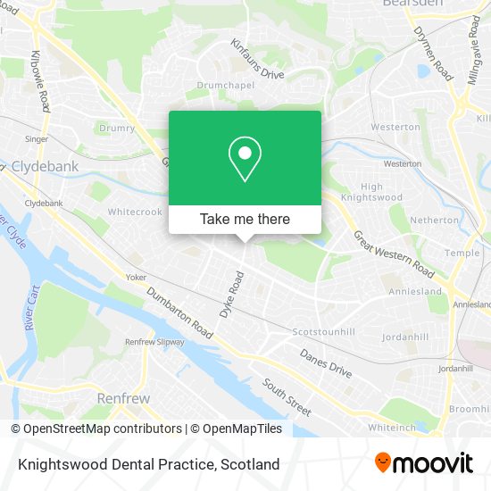 Knightswood Dental Practice map