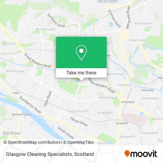 Glasgow Cleaning Specialists map