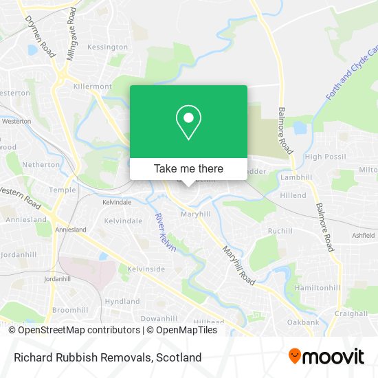 Richard Rubbish Removals map