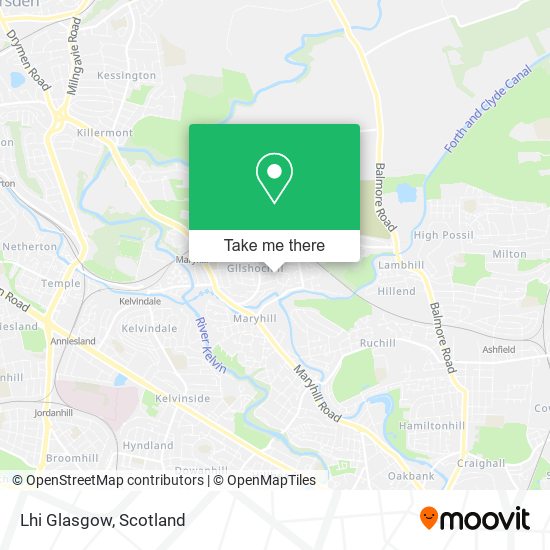 Lhi Glasgow map