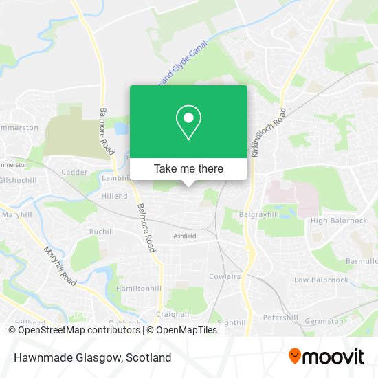 Hawnmade Glasgow map