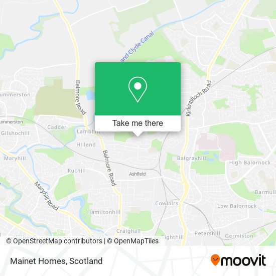 Mainet Homes map