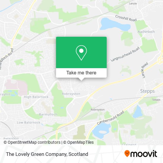 The Lovely Green Company map