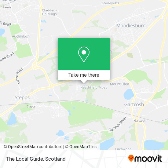 The Local Guide map