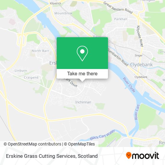 Erskine Grass Cutting Services map