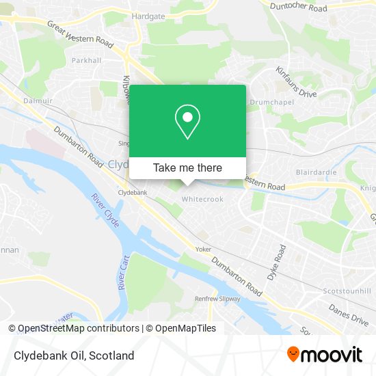 Clydebank Oil map