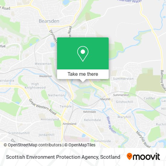 Scottish Environment Protection Agency map