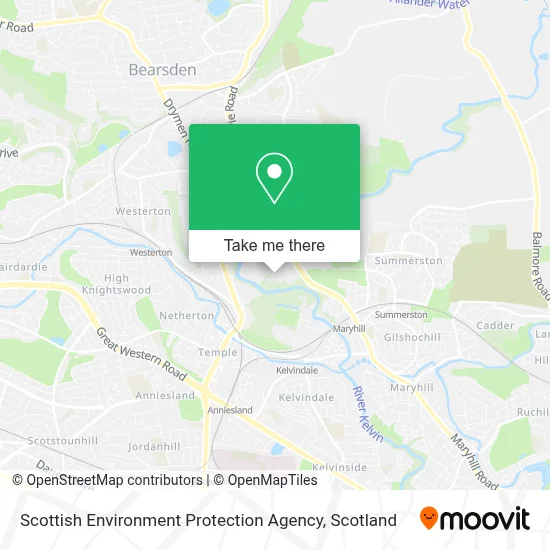 Scottish Environment Protection Agency map