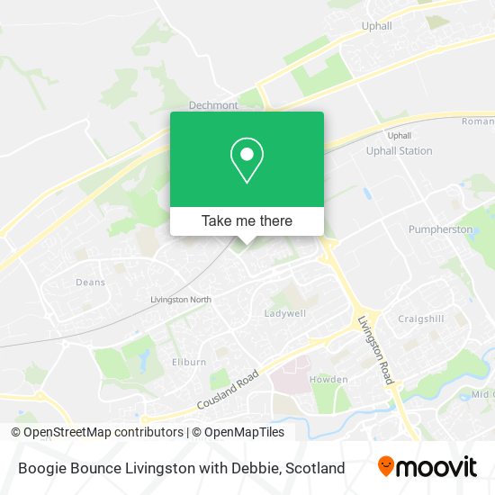 Boogie Bounce Livingston with Debbie map