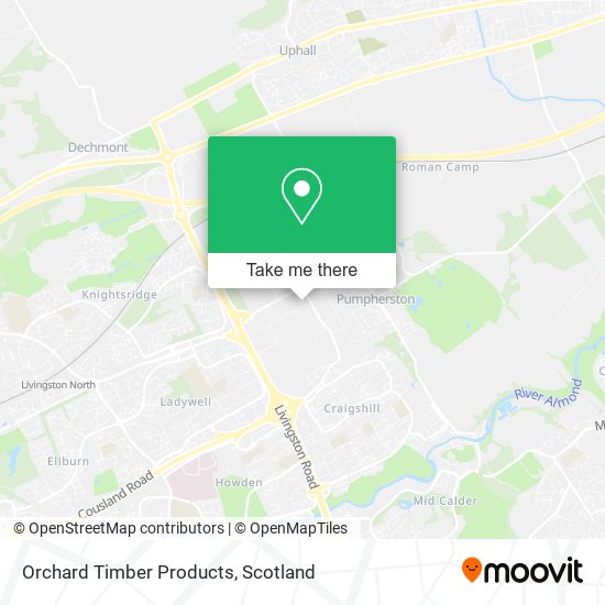 Orchard Timber Products map