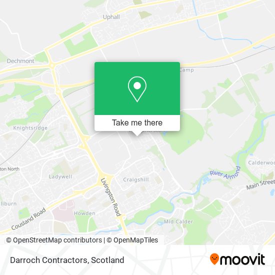 Darroch Contractors map