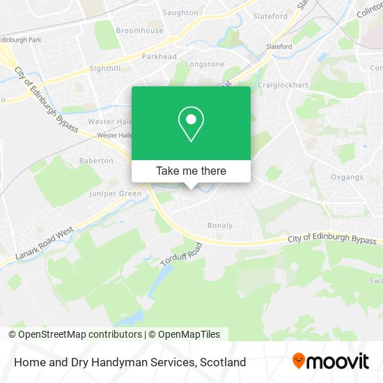 Home and Dry Handyman Services map