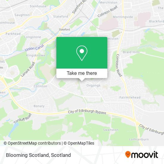 Blooming Scotland map