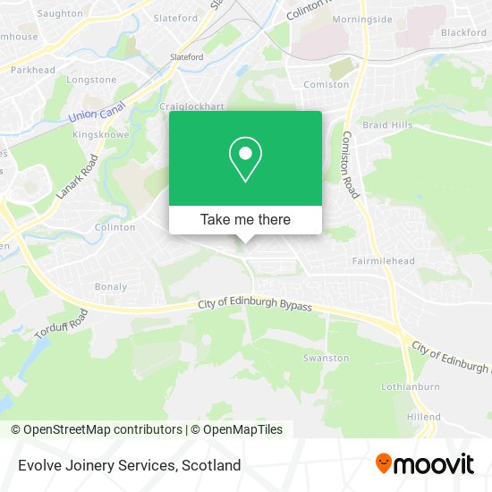 Evolve Joinery Services map