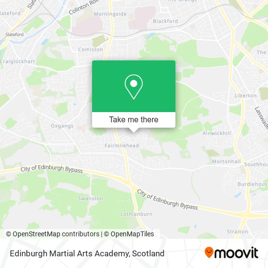 Edinburgh Martial Arts Academy map