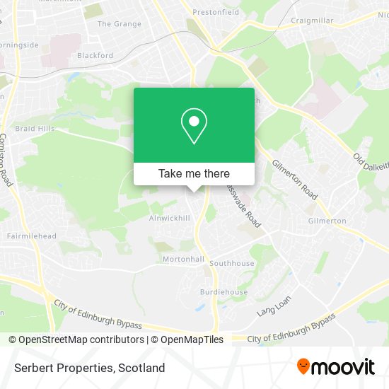Serbert Properties map