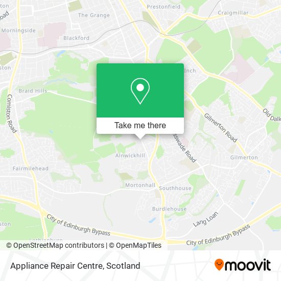 Appliance Repair Centre map