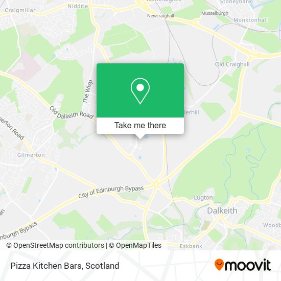 Pizza Kitchen Bars map
