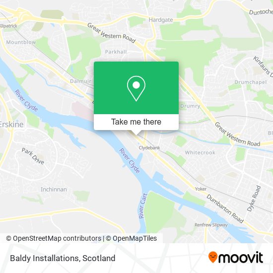 Baldy Installations map