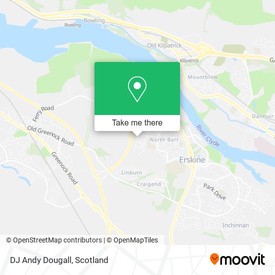 DJ Andy Dougall map