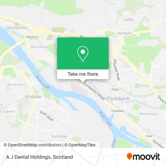 A J Dental Holdings map