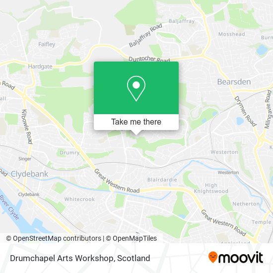 Drumchapel Arts Workshop map