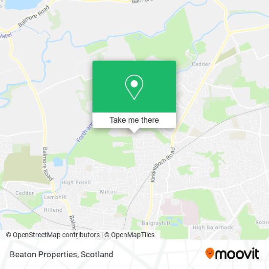 Beaton Properties map