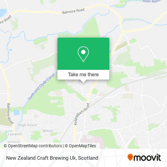 New Zealand Craft Brewing Uk map